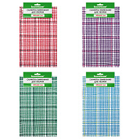 Салфетка вафельная универсальная, ХЛОПОК, 40х64 см, мелкая клетка, ассорти, BOOMHOUSE (БУМХАУС), 700885