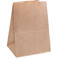 Крафт-пакет коричневый 180х120х290 мм 50 г/кв.м био (1000 штук в упаковке)