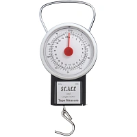 Весы -безмен механические, до 22 кг, цена деления 250 г, чёрные