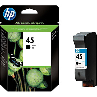 Картридж струйный HP 45 51645AE черный оригинальный повышенной емкости фото Картридж струйный HP 45 51645AE черный оригинальный повышенной емкости