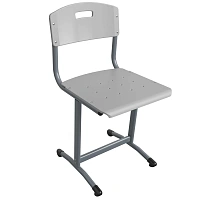Стул ученический MET Универсал 6 р.г. ПФ серый 7040/серый
