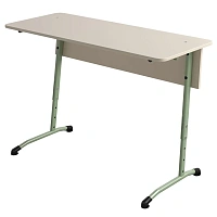 Парта MET_стол ученический Гармония 2-м.3-7р.г.закр уг.кашемир/зеленый 6021