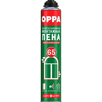 Пена монтажная OPPA 65 профессиональная всесезонная 850 мл