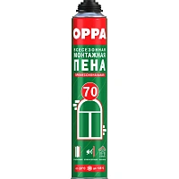 Пена монтажная OPPA 70 профессиональная всесезонная 875 мл