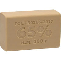 Мыло хозяйственное 65% 200 гр без об