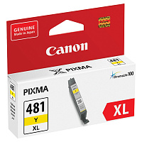 Картридж струйный Canon CLI-481XLY 2046C001 желтый оригинальный повышенной емкости фото Картридж струйный Canon CLI-481XLY 2046C001 желтый оригинальный повышенной емкости