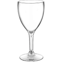 Бокал для вина 255млd=75ммh=165мм. поликарб.,прозрачн.Классик  (77182)