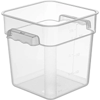 Контейнер для продуктов квадр.3,8 л.19х19х18,7см.,проз/без кр.,76700