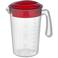 Кувшин мерный 2 л. с крышкой, п/п прозрачн.  GP 77190