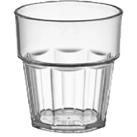 Стакан Олд Фэшн 200 мл. d=75 мм. h=80 мм. полик, прозрач. Касабланка 77167