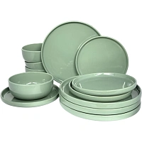 Набор столовой посуды 12 пр,  цв.мятный