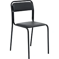Стул UD_СМ7/7-02 Юнит каркас черный, к/з K01 черный