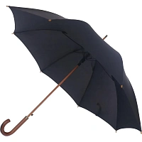 Зонт мужской Trust полуавтомат чёрный (16860)