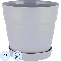 Горшок д/цветов Villa de Fiori,20л, D360мм,утренний туман IG660410025