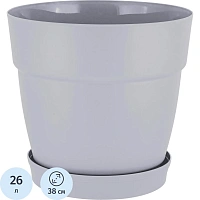 Горшок д/цветов Villa de Fiori,26л, D380мм,утренний туман IG660510025