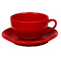 Чайная пара 300 мл красная Barista (Бариста) фарфор 4 шт/уп