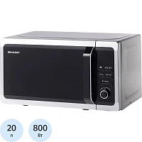 Микроволновая печь Sharp R2852RSL,800вт,20л,электрон