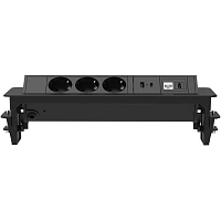Платформа POWER BOX G4703-2AC1H1R (3сил.р/USB/Type-C/перех.RJ45,HDMI) чер