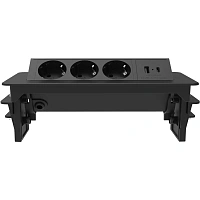 Платформа POWER BOX G4703-2AC(3сил.р./USB/Type-C) черный