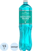 Вода минеральная Ferdinanduv Pramen столовая питьевая газ ПЭТ 1,5л