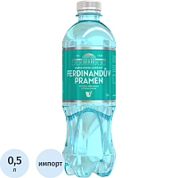 Вода минеральная Ferdinanduv Pramen столовая питьевая газ ПЭТ 0,5л