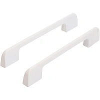 Ручка УЗК_скоба меб.StahlBuro A300-128 (16664) W матовый белый 2шт/уп