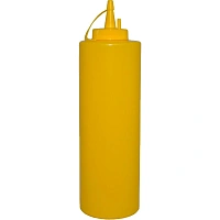 Емкость для соуса 700мл. d=70мм. h=243мм.с крыш. желт. MGprof,24шт/уп,32101