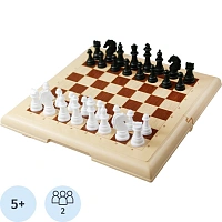 Настольная игра Шахматы в пласт.коробке (мал, беж),  03883