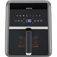 Аэрогриль Centek CT-3189 (серый)  5л,1500Вт,8 программ,обдув 360