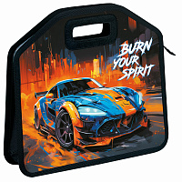 Папка-сумка ЮНЛАНДИЯ, 1 отделение, фетровые ручки, 34х30х11 см, "Race car", 273382 фото Папка-сумка ЮНЛАНДИЯ, 1 отделение, фетровые ручки, 34х30х11 см, "Race car", 273382