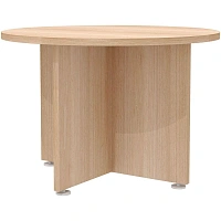 Стол MS_Grand для переговоров Gr-13 110x110x75 дуб шамони светлый