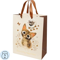 Пакет для подарков PREMIUM LOVE ME, L, 26x32.4x13 см, 2-852/08