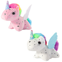 Игрушка мягкая заводная "Единорог", высота 11 см, ассорти 2 цвета, WOOZOO (ВУЗУ), 666193