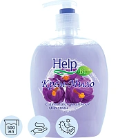 Крем-мыло жидкое Help с Антибактериальным эффектом 500 г с дозатором