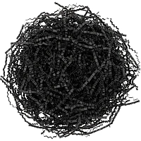 Наполнитель бумажный ЧЕРНЫЙ 100гр БН137