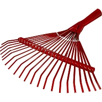 Грабли веерные пластинчатые металл 40 см (без черенка) фото Грабли веерные пластинчатые металл 40 см (без черенка)