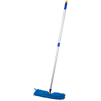 Швабра двусторонняя OfficeClean Professional, алюм. ручка 75-130см, насадка МОП микрофибра 40см фото Швабра двусторонняя OfficeClean Professional, алюм. ручка 75-130см, насадка МОП микрофибра 40см