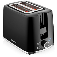 Тостер BRAYER BR2108, 930 Вт, 2 тоста, 7 режимов, пластик, черный фото Тостер BRAYER BR2108, 930 Вт, 2 тоста, 7 режимов, пластик, черный