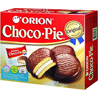 Пирожное Orion Choco Pie 360 г (12 штук в упаковке) фото Пирожное Orion Choco Pie 360 г (12 штук в упаковке)