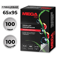 Пленка-пакет для ламинирования ProMega office А8 65x95 мм 100 мкм глянцевая (100 штук в упаковке) фото Пленка-пакет для ламинирования ProMega office А8 65x95 мм 100 мкм глянцевая (100 штук в упаковке)