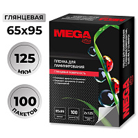 Пленка-пакет для ламинирования ProMega office А8 125 мкм глянцевая (100 штук в упаковке) фото Пленка-пакет для ламинирования ProMega office А8 125 мкм глянцевая (100 штук в упаковке)