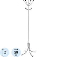 Вешалка напольная (стойка) Attache КР-10 л на 5 персон (металлик) фото Вешалка напольная (стойка) Attache КР-10 л на 5 персон (металлик)