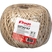Шпагат джутовый полированный 1200 текс (150 м, 0.2 кг) фото Шпагат джутовый полированный 1200 текс (150 м, 0.2 кг)