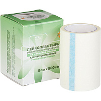 Пластырь фиксирующий Leiko plaster 5x500 см нетканая основа фото Пластырь фиксирующий Leiko plaster 5x500 см нетканая основа