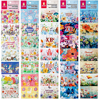 Термоплёнка для яиц пасхальная, 1 ЛЕНТА на 7 яиц, "Чудеса", ассорти, ЗОЛОТАЯ СКАЗКА, 592645