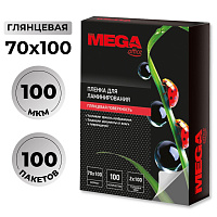 Пленка-пакет для ламинирования ProMega office А7 70x100 мм 100 мкм глянцевая (100 штук в упаковке) фото Пленка-пакет для ламинирования ProMega office А7 70x100 мм 100 мкм глянцевая (100 штук в упаковке)