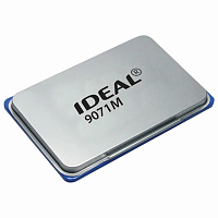 Штемпельная подушка TRODAT IDEAL, 90х56 мм, металлический корпус, синяя, 9071Мс, 153125 фото Штемпельная подушка TRODAT IDEAL, 90х56 мм, металлический корпус, синяя, 9071Мс, 153125