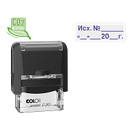 Штамп стандартный Исх. №__20_г Colop Printer C20 3.4 36x4 мм фото Штамп стандартный Исх. №__20_г Colop Printer C20 3.4 36x4 мм