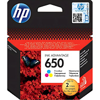 Картридж струйный HP 650 CZ102AE цветной оригинальный фото Картридж струйный HP 650 CZ102AE цветной оригинальный