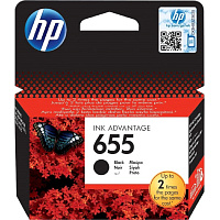 Картридж струйный HP 655 CZ109AE черный оригинальный фото Картридж струйный HP 655 CZ109AE черный оригинальный